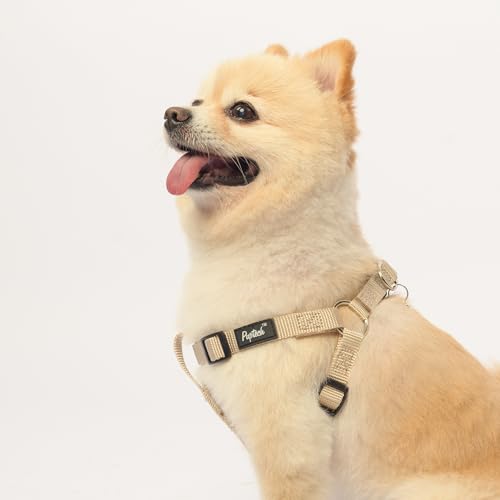 No Pull Dog Harness Small Sized Step (Beige / X-Small)