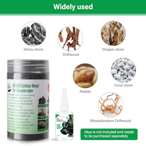Cotton Wool for Aquascape (Brownish red(Driftwood color))