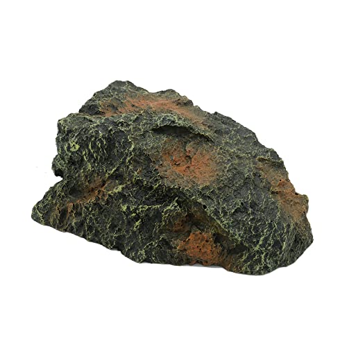 Reptile Rock Hide Cave Aquarium Habitat Decor Tortoise Hideout