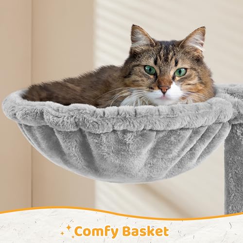54in Cat Tree (Light Gray)