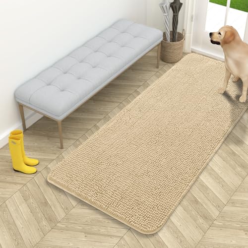 Dog Door Mat for Muddy Paws 54x24 (Sand / 54" X 24")