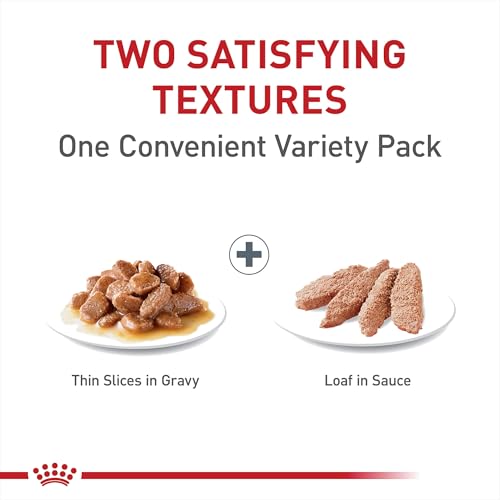 Feline Health Nutrition Adult Instinctive Adult Thin Slices in Gravy and Loaf in Sauce Variety Pack Cat Food (3 Ounce (Pack of 12) / Variety Pack)