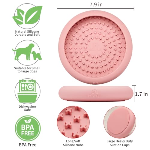 Dog Lick Bowl (Pink)