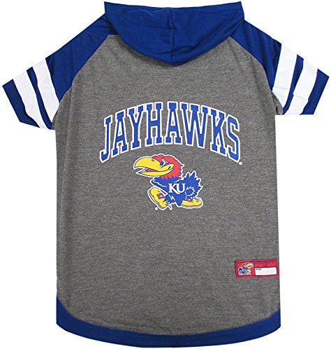 NCAA Kansas Jayhawks Hoodie for Dogs & Cats (Kansas Jayhawks / Medium)