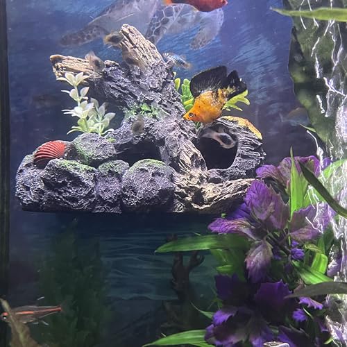 Aquarium Decor Magnetic Driftwood Outcropping Ornament