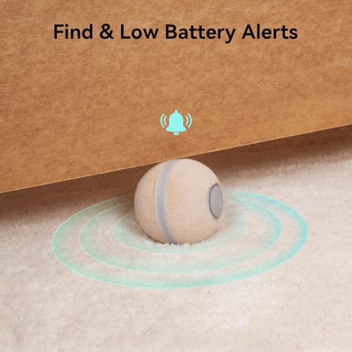 Interactive Cat Ball Toy (Apricot)