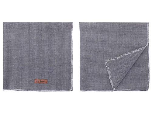 Dog Bandana for Small Medium Large Dogs (Grey Lines / Small (Pack of 1))