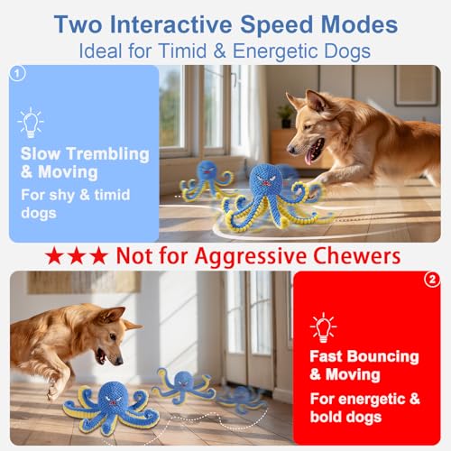 Interactive Dog Toys Octopus to Keep Them Busy (Blue)