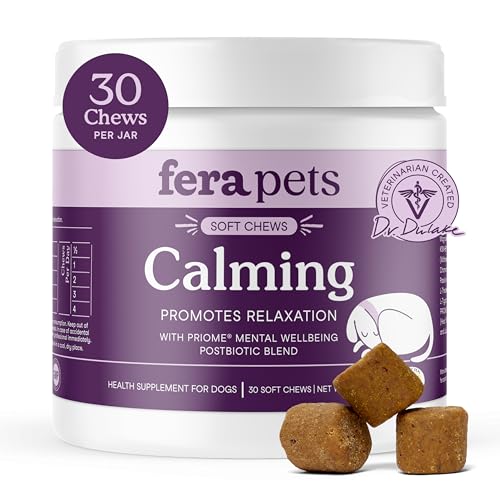 Calming Chews for Dogs with Ashwagandha (30 Chews)