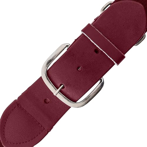Baseball Softball Uniform Belt (Youth (18-32 Inches) / Cardinal Red)