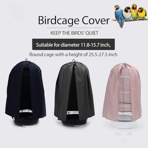 Round Parrot Birdcage Cover (Pink)