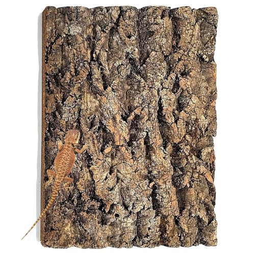 1PCS 15.7"x11.8" Natural Thickened Reptile Cork Bark Terrarium Background (1PCS - L：15.7" x 11.8")