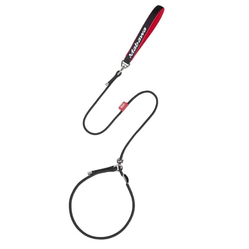 Dog Anti Slip Leash 5FT with Metal Stopper (Black / 5.6FT)