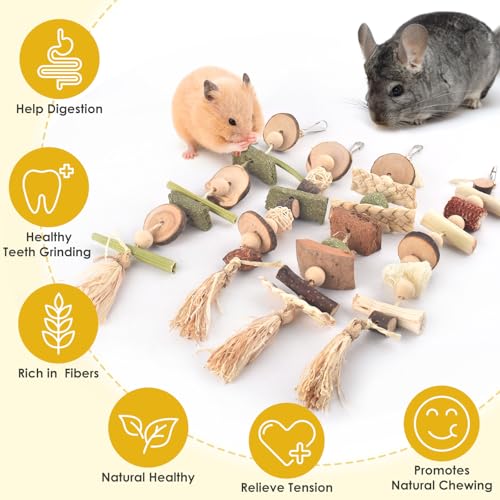 4 Pcs Bunny Chew Toys for Teeth (4 Pcs)