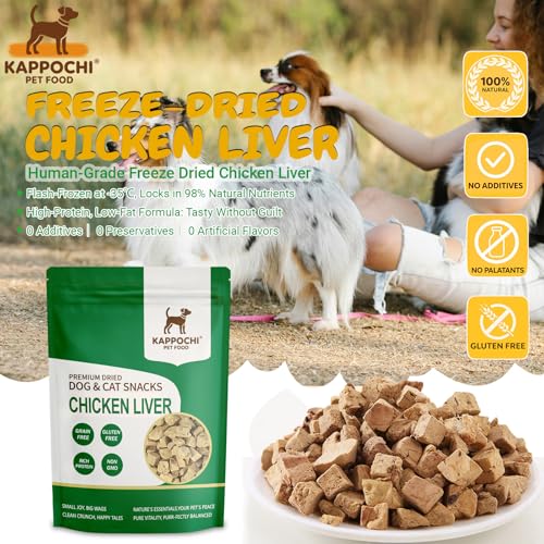 Freeze Dried Chicken Liver Dog Treats (3.5 Ounce (Pack of 1))