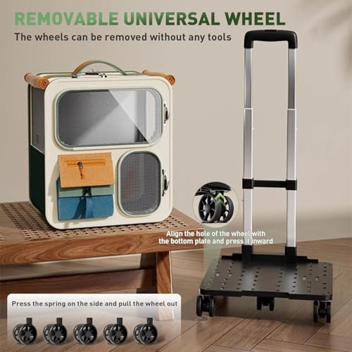 Cat Carrier with Wheels