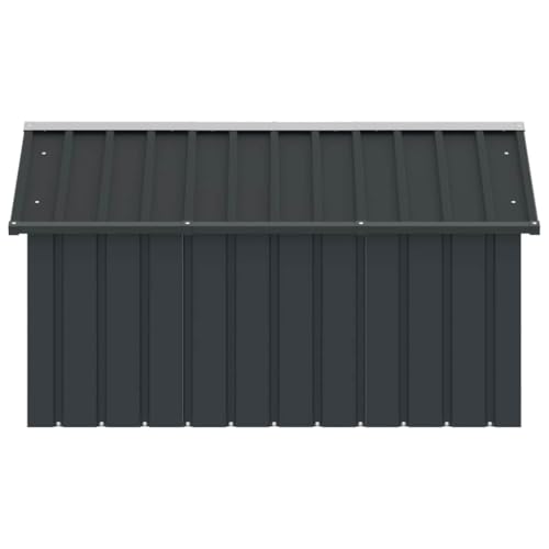 Dog House Anthracite 45.9"x60.2"x32.1" Galvanized Steel