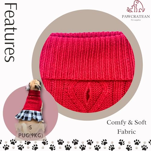 Cute Sweater for Dogs and Cats Soft Flannel Pet Outfit Warm and Cozy Animal Hoodie Small to Large Pet Clothes for Halloween Parties and Everyday Wear (Medium)