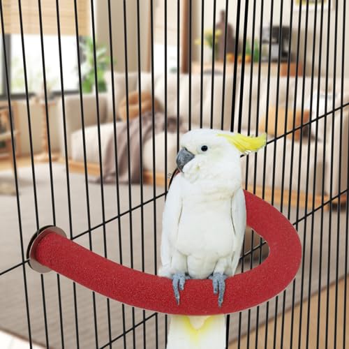 U Shaped Large Parrot Perch (X-Large / Red)