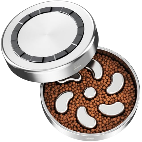 Slow Feeder Dog Bowl (Spiral-2Pack / L 3~3.5Cups)