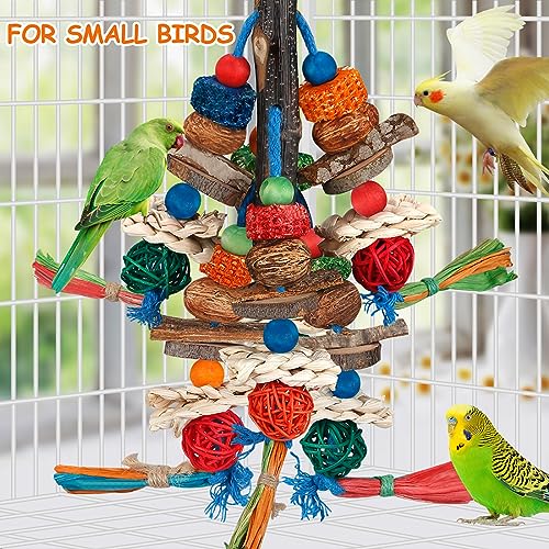 Bird Toys Parrot Toys Exciting Chewing Fun for Parakeets