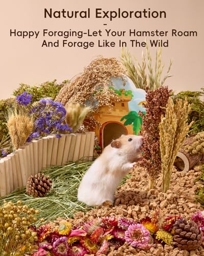 60PCS Natural Hamster Bedding (60pcs)