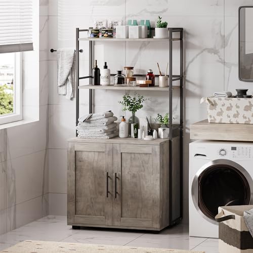 Cat Litter Box Enclosure (Grey)