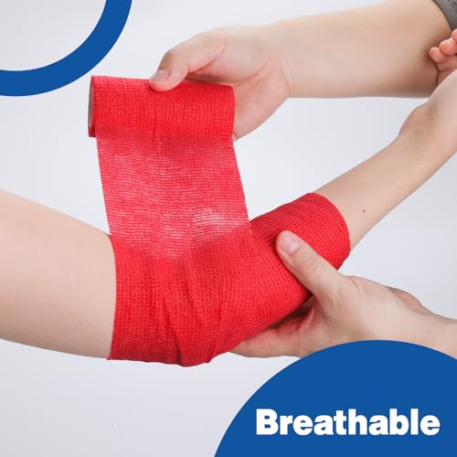9 Pack Self Adhesive Bandage Wrap (Multi-colored)