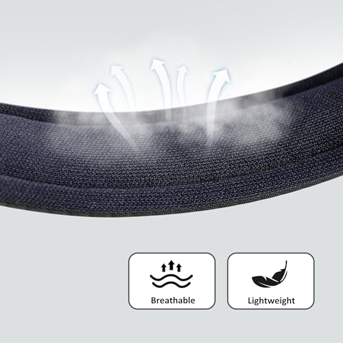 Soft Padded Dog Collars for Large Dogs (Black / XL: Fit 17-23" Neck)