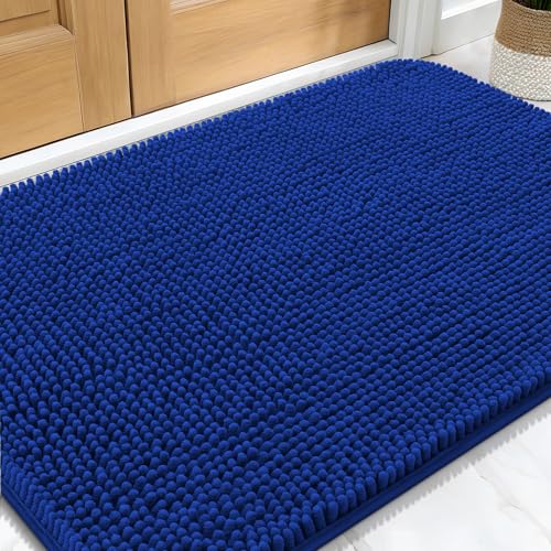 Dog Door Mat for Muddy Paws 32x20 (Royal Blue / 32" X 20")