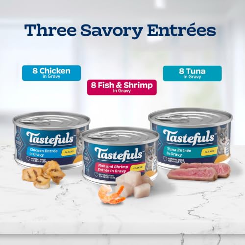 Tastefuls Variety Pack Wet Cat Food (3 Ounce (Pack of 24))