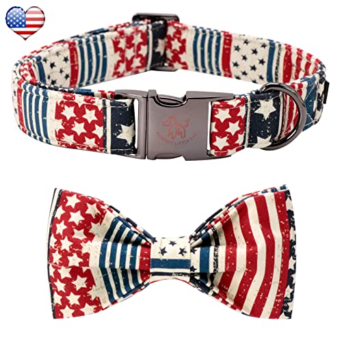 Independence Dog Collar (Blue Flag / Small (Pack of 1))