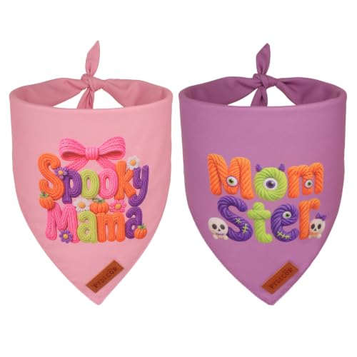 Halloween Dog Bandanas Girl (Small / Halloween-1)