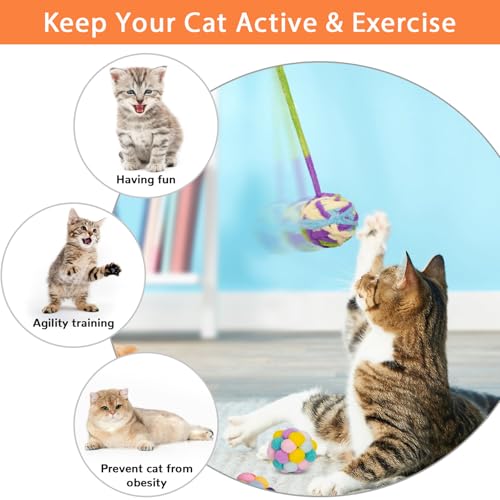 Cat Toys Balls with Bells Inside (1.6 Inches)