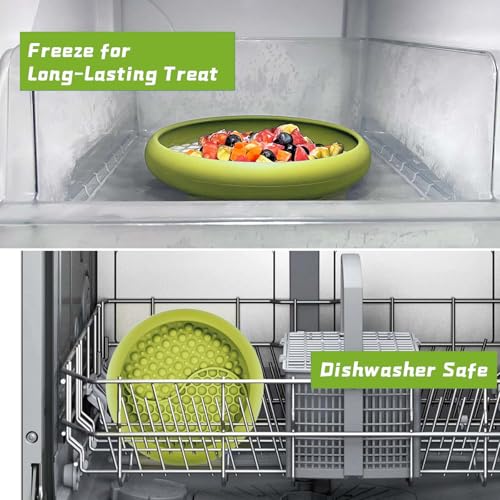 Dog Lick Bowl (Green / Small)