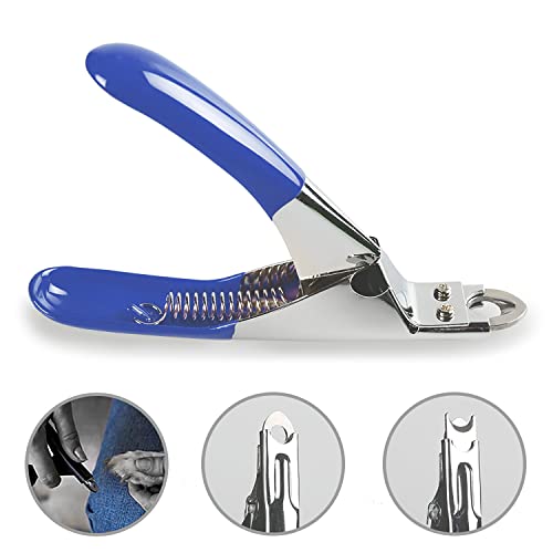 Dog Cat Pets Nail Clippers (Blue)