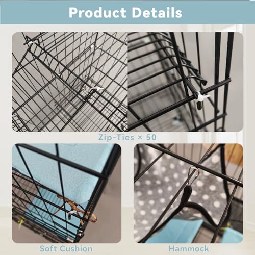 4 Tier Cat Cage Indoor (30.1"L x 18.7"W x 42.5"H)