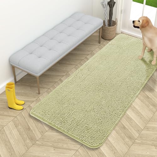 Dog Door Mat for Muddy Paws 54x24 (Vanilla / 54" X 24")