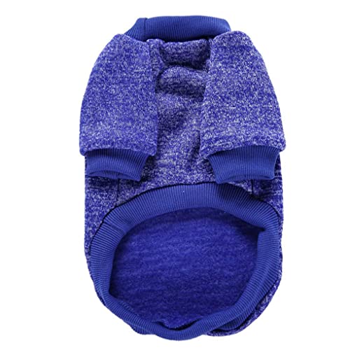 Dog Sweaters for Small Dogs (Dark blue / X-Large)