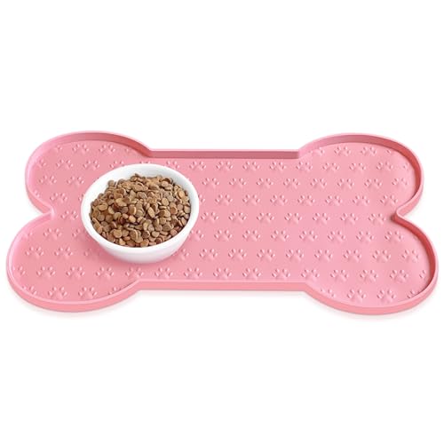 Dog Food Mat Anti (25.6" x 13" / Pink)