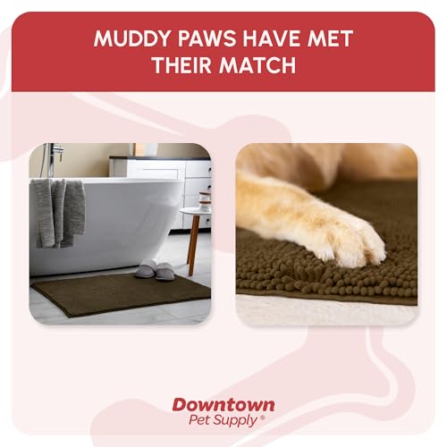 Dog Mud Mat 60" x 36" Brown (60" x 36" / Brown)