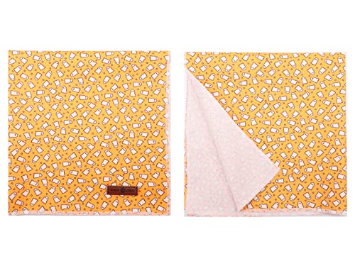 Halloween Dog Bandana (Yellow Ghost / Small (Pack of 1))