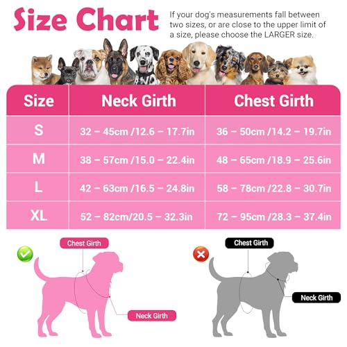 Dog Harness No Pull (Pink / X-Large)