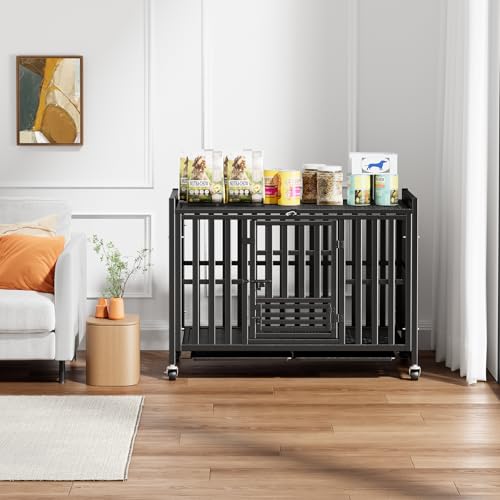 Heavy Duty Dog Crate (42.0"L x 25.0"W x 37.0"H)