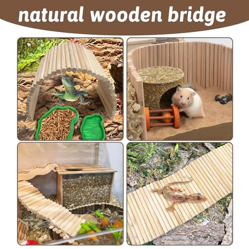 15.66 x 7.8 inch Wooden Reptile Hideout (15.66 x 7.8 inches)
