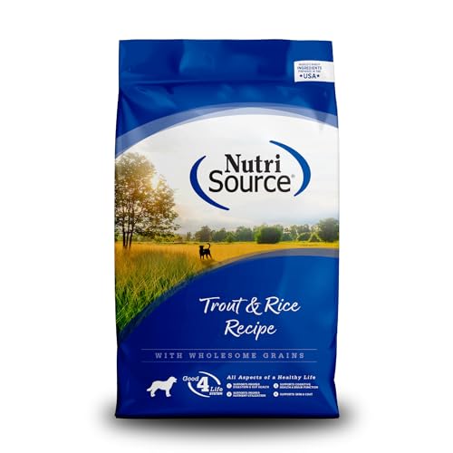 Dry Dog Food Trout and Rice (4 Pound (Pack of 1))