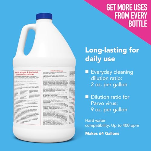 KennelSol Disinfectant & Cleaner for Kennels (128 Fl Oz (Pack of 1))