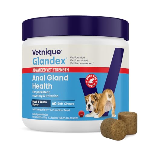 Glandex Advanced Strength Anal Gland Chews for Dogs (60ct)