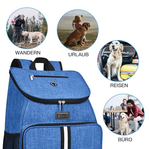Dog Travel Bag (Blue-A)