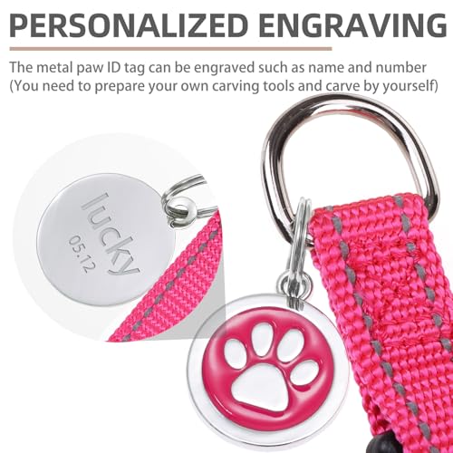 No Pull Dog Harness Small Sized Step (DeepPink(Reflective) / Small)